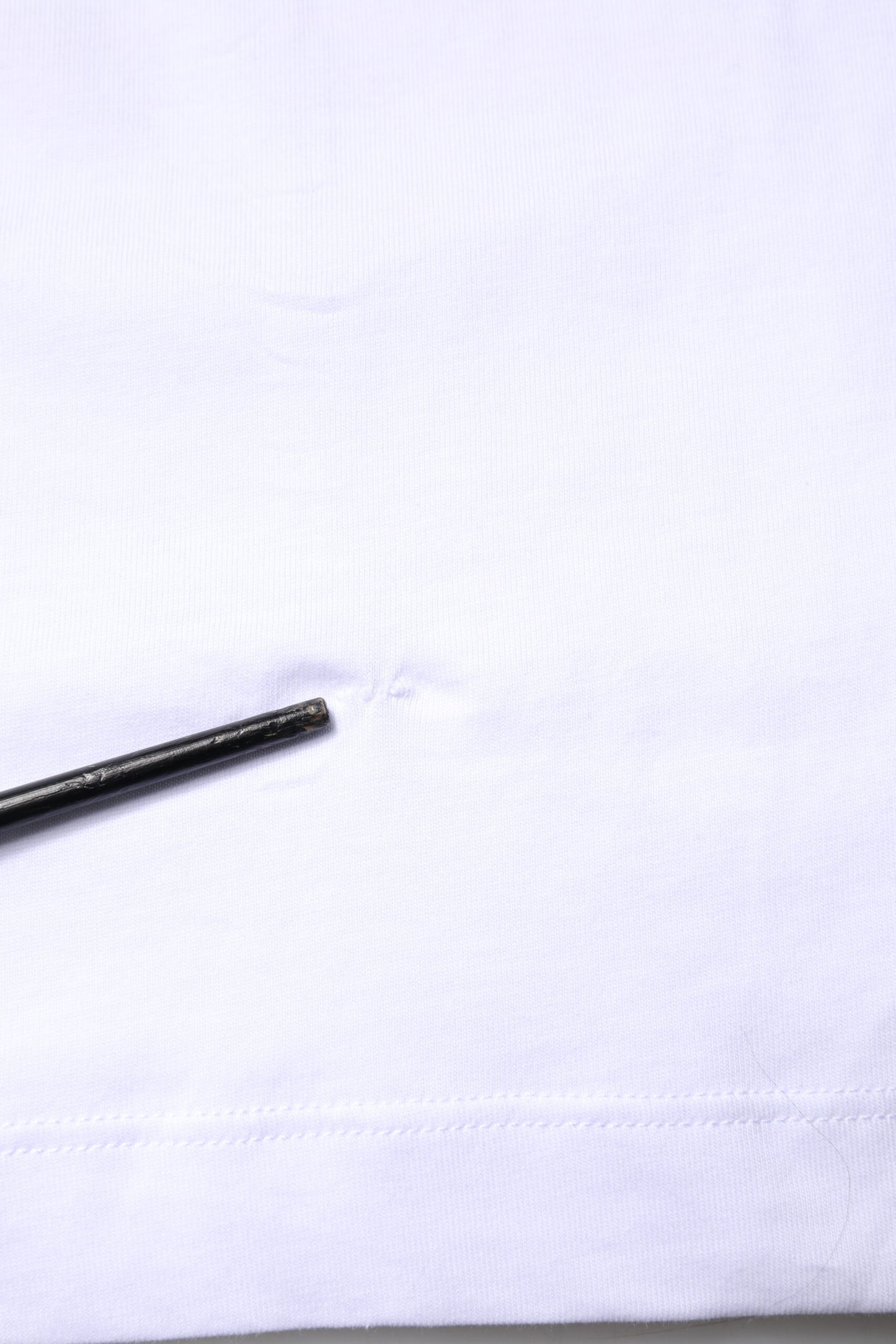 Dolce & Gabbana wit katoenen T-shirt met DG-borduursel en ronde hals.