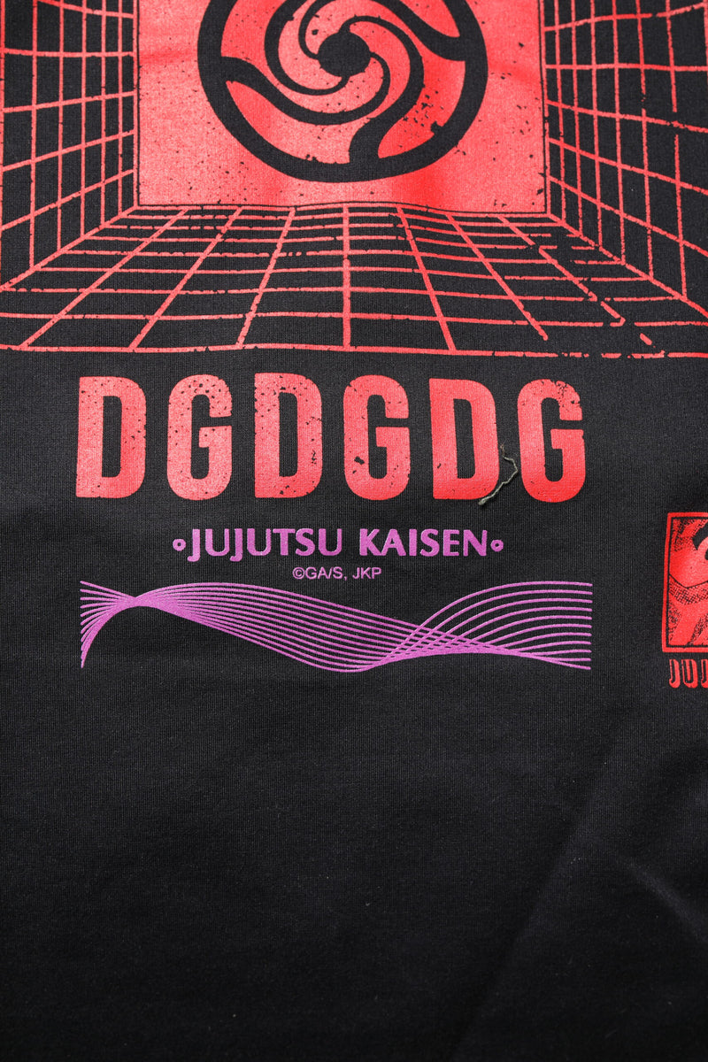 T-shirt à col rond en coton noir avec imprimé graphique de Dolce &amp; Gabbana
