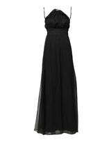 Robe Longue Sans Manches en Tulle Noir avec Perles Marciano by Guess