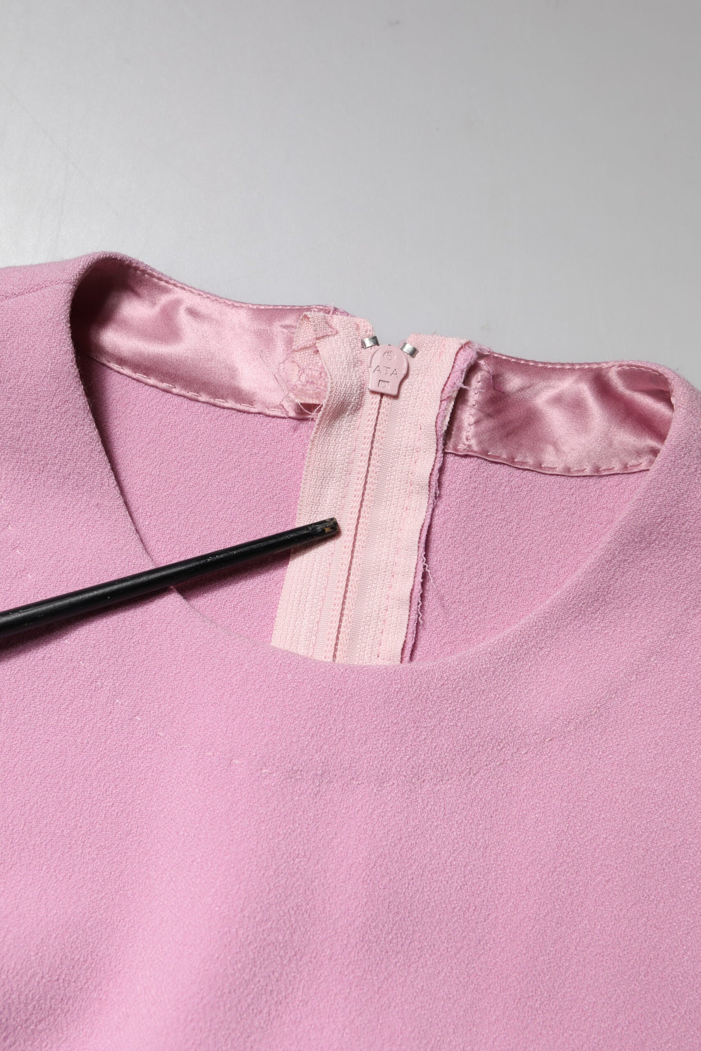 Dolce & Gabbana Pink Polyester Long Sleeves Sheath Mini Dress