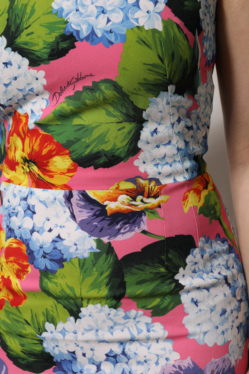 Robe sans manches Dolce & Gabbana Multicolore à motifs floraux
