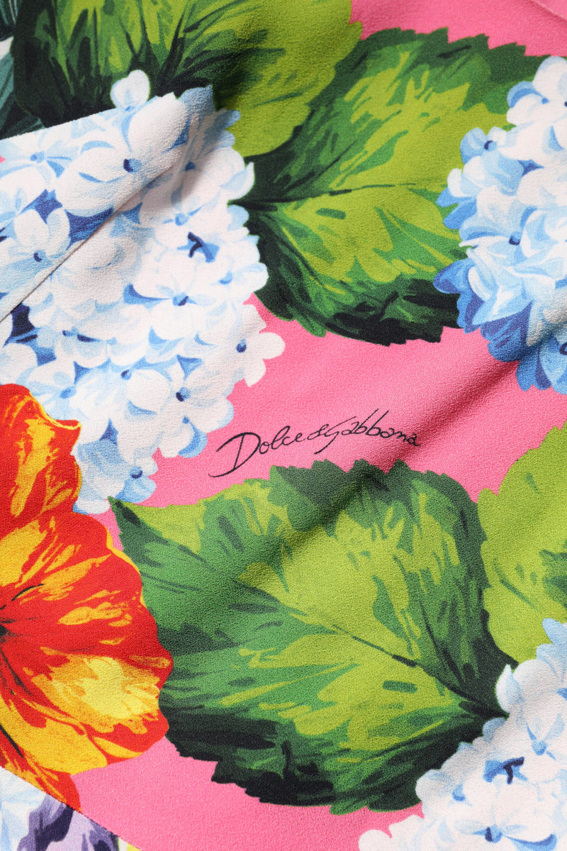 Robe sans manches Dolce & Gabbana Multicolore à motifs floraux