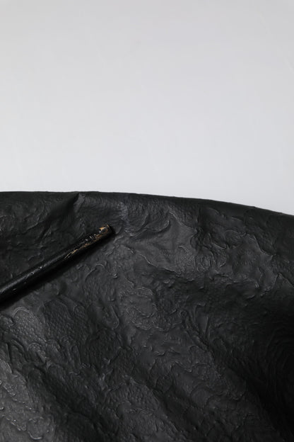 Dolce & Gabbana Black Cotton Short Sleeves V-neck T-shirt