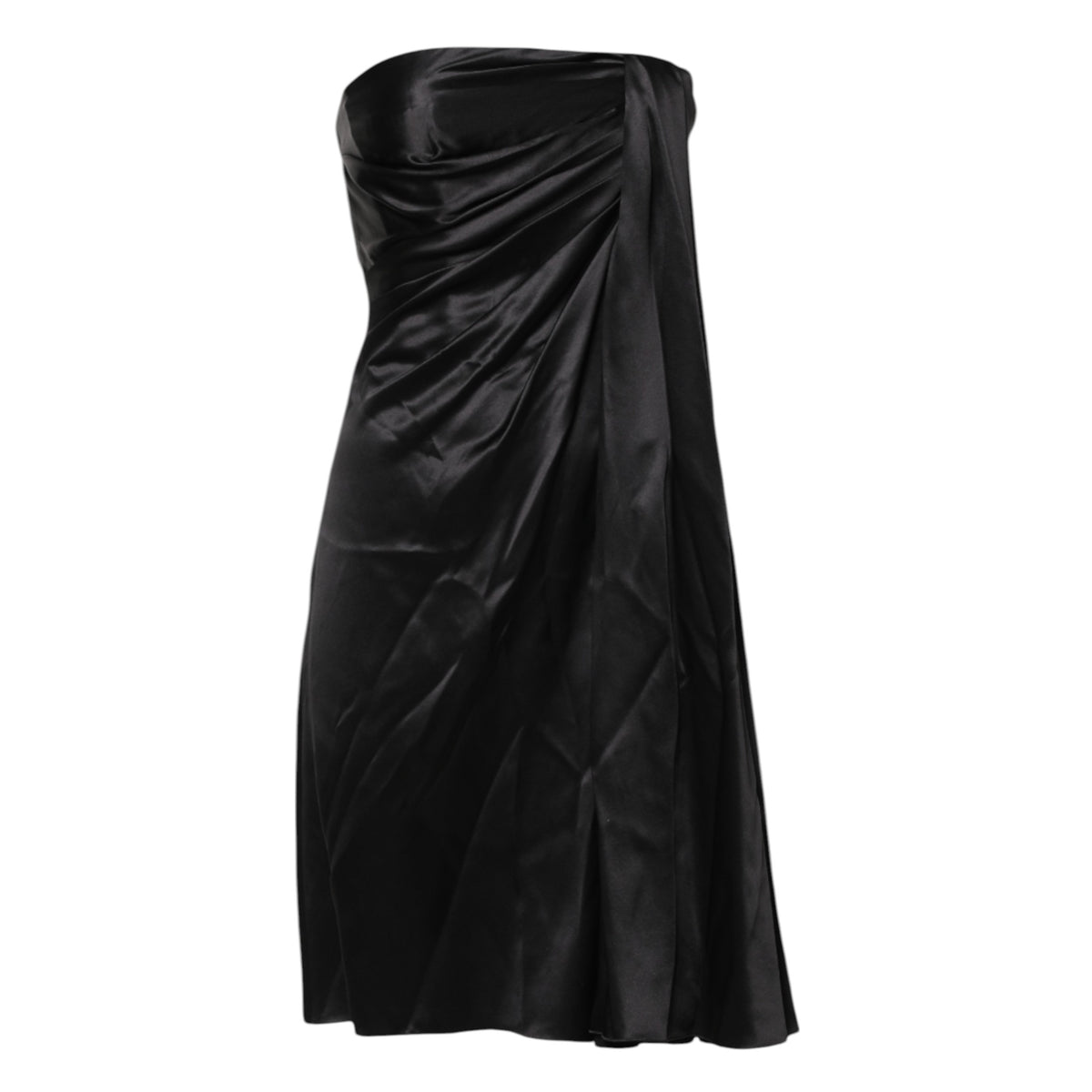 Robe Mini A-Line Sans Manches Noire Dolce & Gabbana