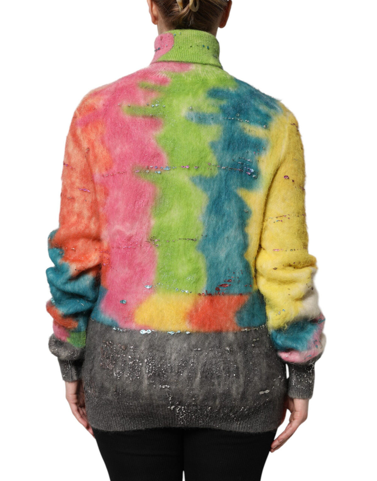 Pull en Mohair Multicolore Dolce & Gabbana - Turtleneck