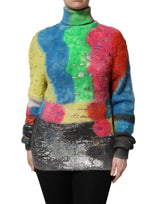 Pull en Mohair Multicolore Dolce & Gabbana pour Femme