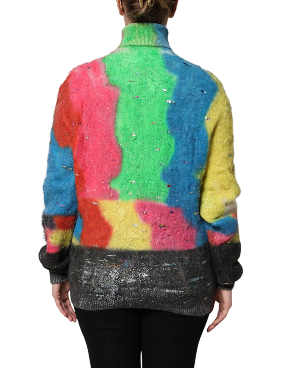 Pull en Mohair Multicolore Dolce & Gabbana pour Femme