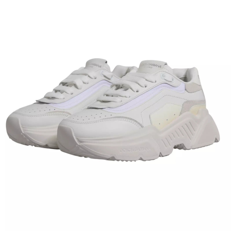 Dolce & Gabbana White Daymaster Low Top Sneakers for Men