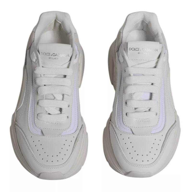 Dolce & Gabbana White Daymaster Low Top Sneakers for Men