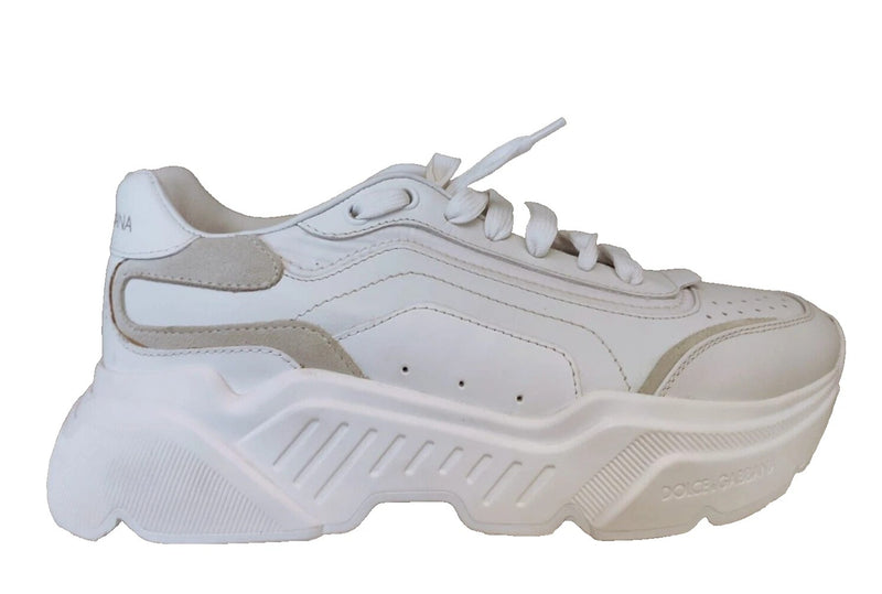 Dolce & Gabbana White Daymaster Low Top Sneakers for Men