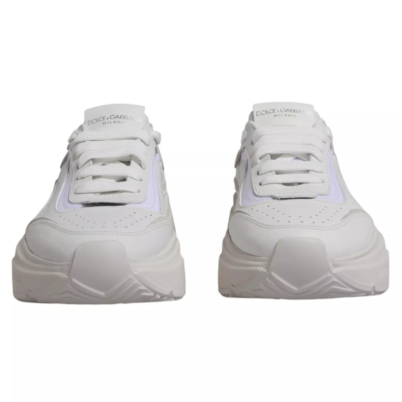 Dolce & Gabbana White Daymaster Low Top Sneakers for Men