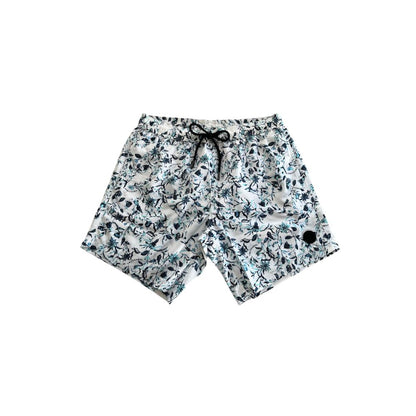 Trussardi Beachwear White Polyester Men's Swim Short