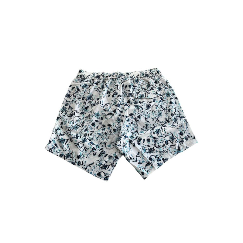 Trussardi Beachwear Men's Swim Shorts - White Polyester