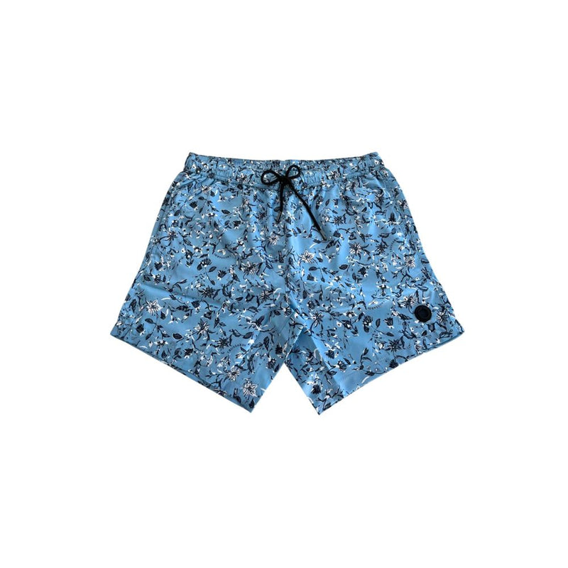 Trussardi Beachwear Light Blue Swim Shorts for Men