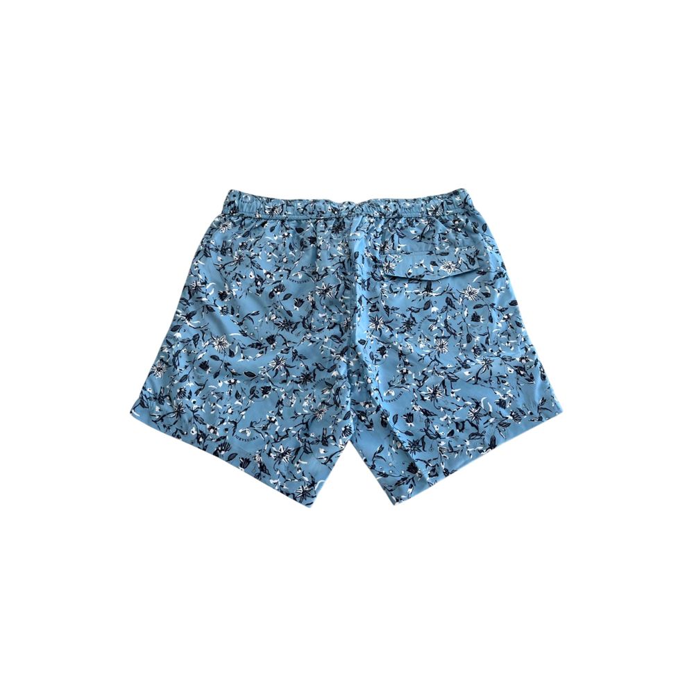 Trussardi Beachwear Light Blue Swim Shorts for Men