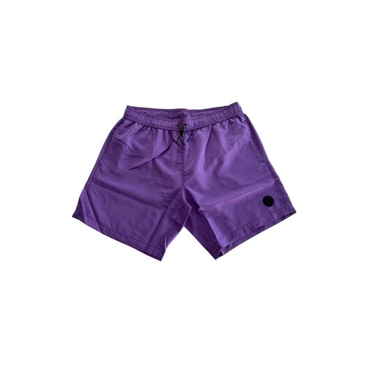 Trussardi zwembroek voor heren, paars, van polyester.