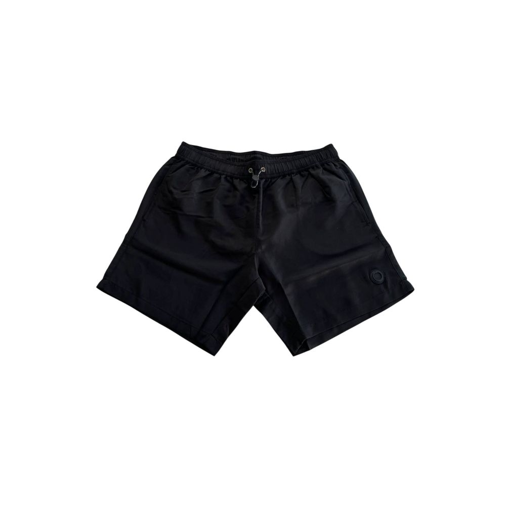 Short de bain noir en polyester pour homme de la collection maillots de bain Trussardi.