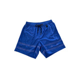 Short de bain pour homme en polyester bleu iceberg