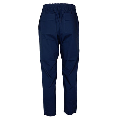 Pantalon homme en coton bleu Alpha Studio