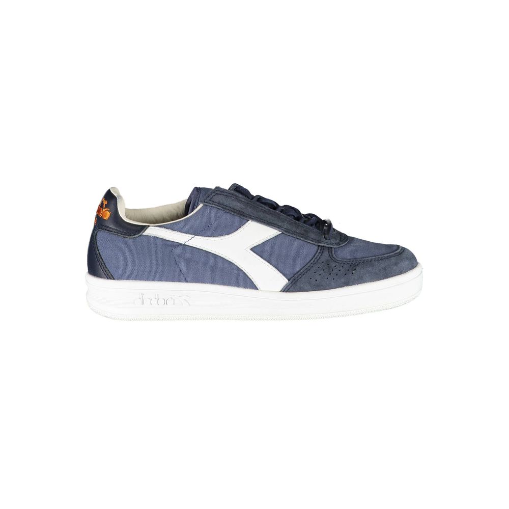 Diadora Chic, baskets à lacets contrastées bleues