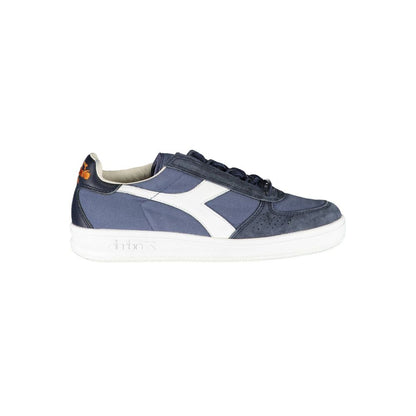 Diadora Chic, baskets à lacets contrastées bleues