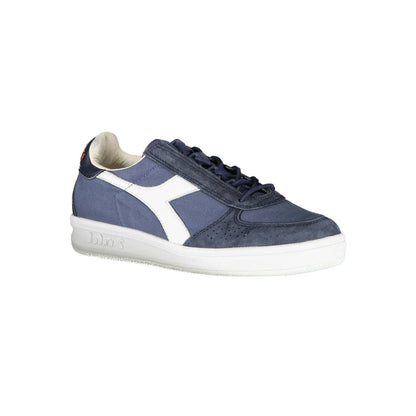 Diadora Chic, baskets à lacets contrastées bleues