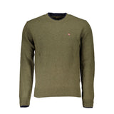 Pull en tissu vert Napapijri pour homme