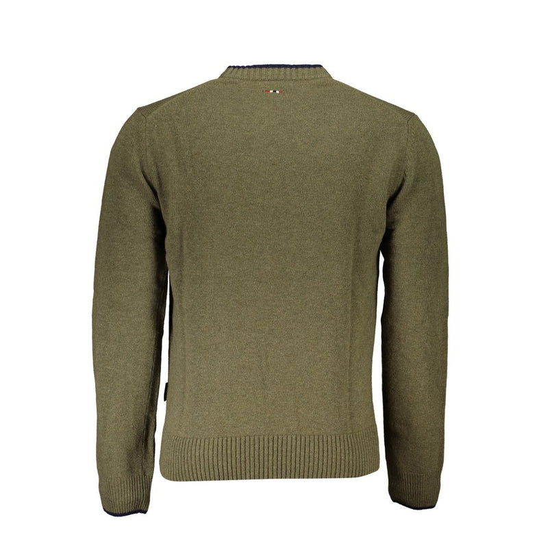 Pull en tissu vert Napapijri pour homme