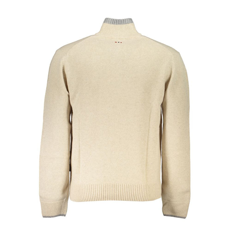 Pull en tissu beige Napapijri pour homme