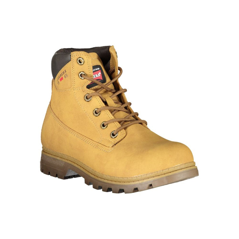 Carrera Yellow Polyester Men Boot - Unleash Your Bold Style