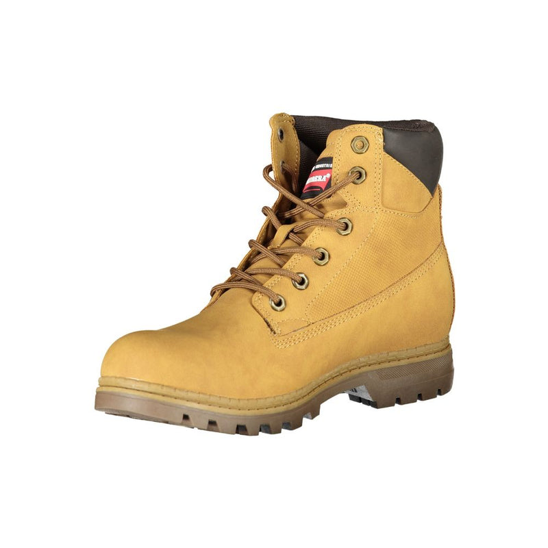 Carrera Yellow Polyester Men Boot - Unleash Your Bold Style