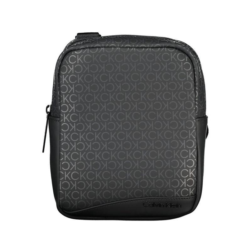 Sac à bandoulière noir élégant Calvin Klein avec détails contrastés