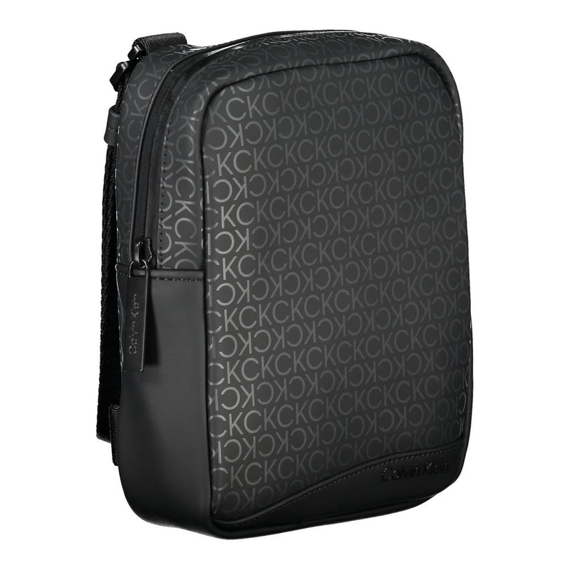 Sac à bandoulière noir élégant Calvin Klein avec détails contrastés