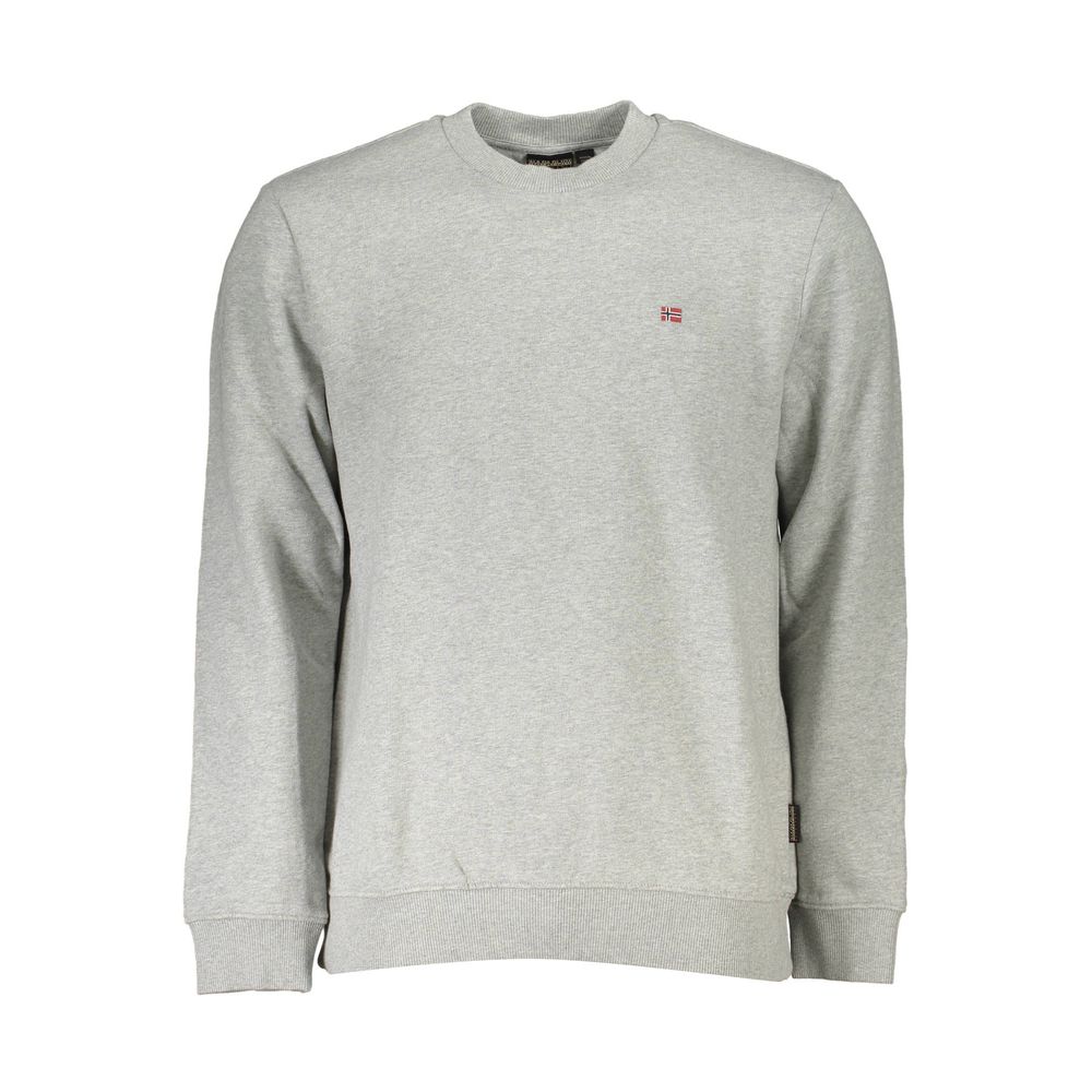 Pull en coton gris pour homme Napapijri