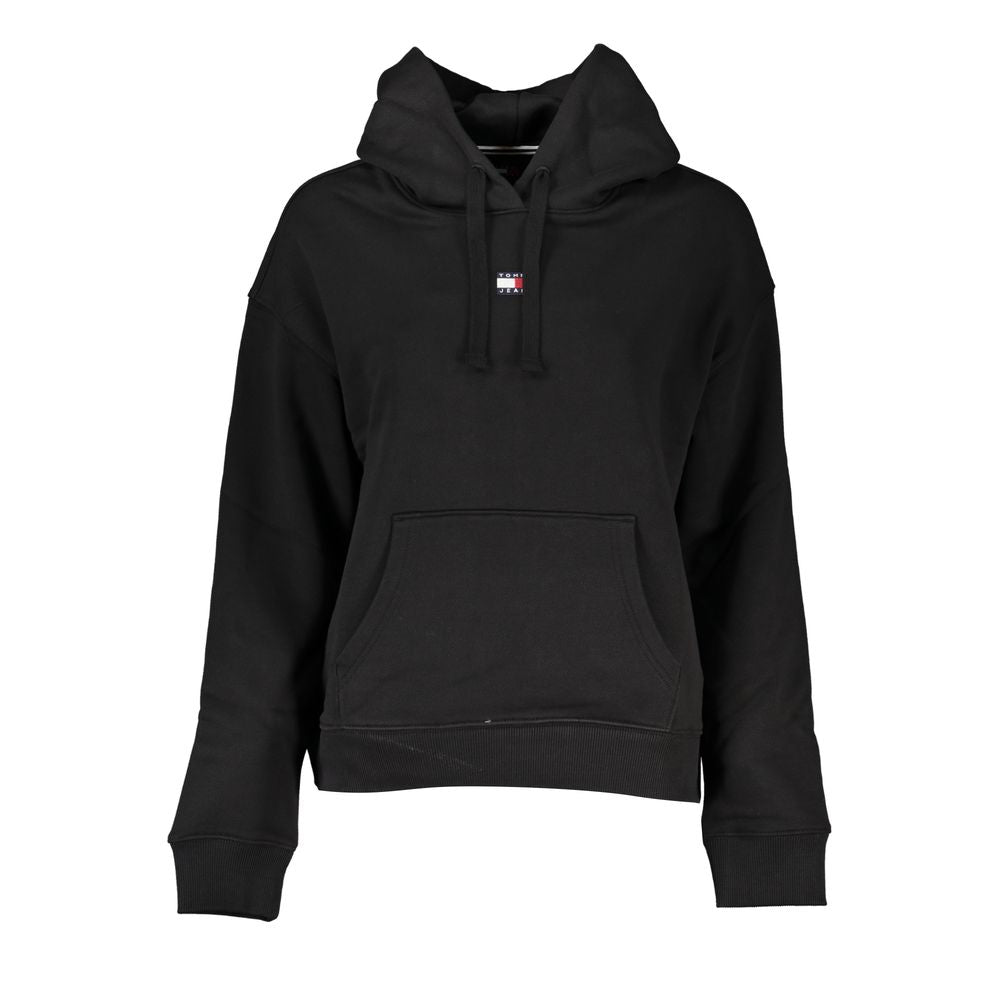 Tommy Hilfiger Black Cotton Women Sweater - Stylish Comfort