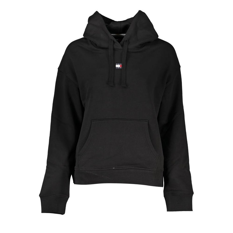 Tommy Hilfiger Black Cotton Women Sweater - Stylish Comfort