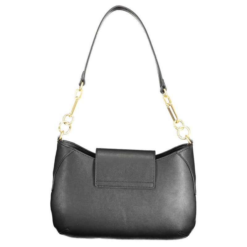 Mario Valentino Black Polyethylene Handbag - Élégance et Fonctionnalité