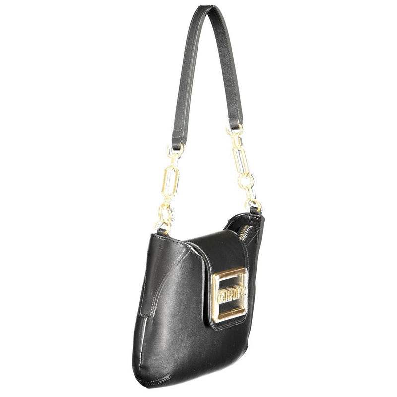 Mario Valentino Black Polyethylene Handbag - Élégance et Fonctionnalité