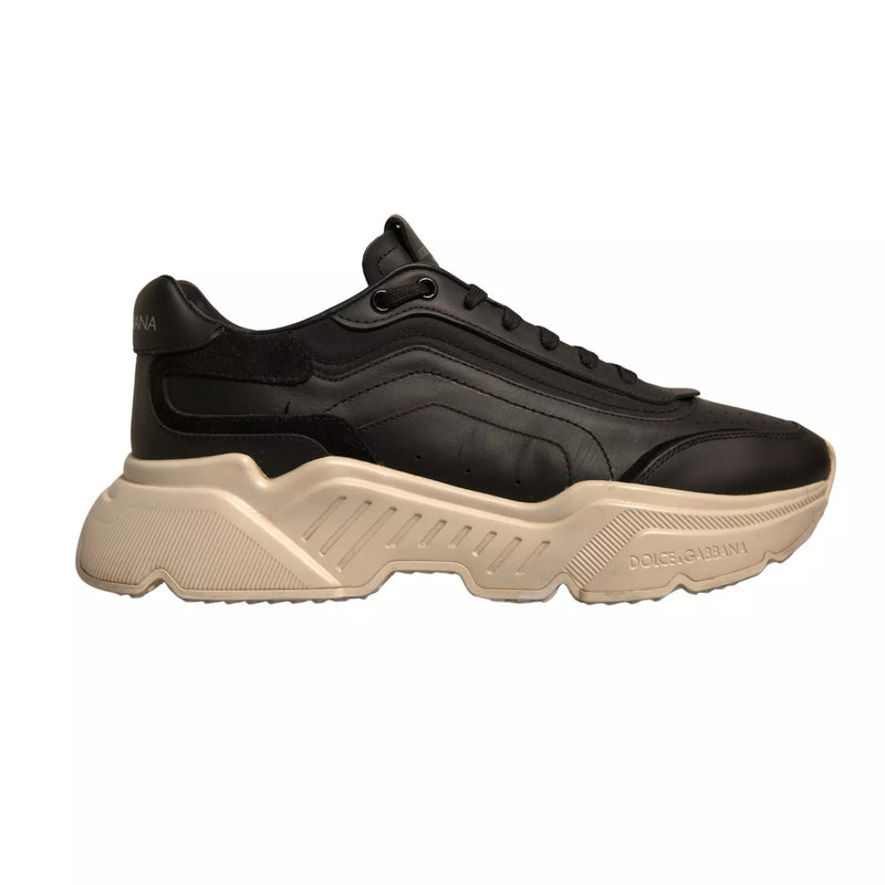 Dolce & Gabbana Black White Daymaster Low Top Sneakers