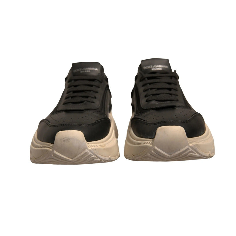 Dolce & Gabbana Black White Daymaster Low Top Sneakers