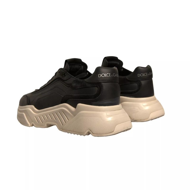 Dolce & Gabbana Black White Daymaster Low Top Sneakers