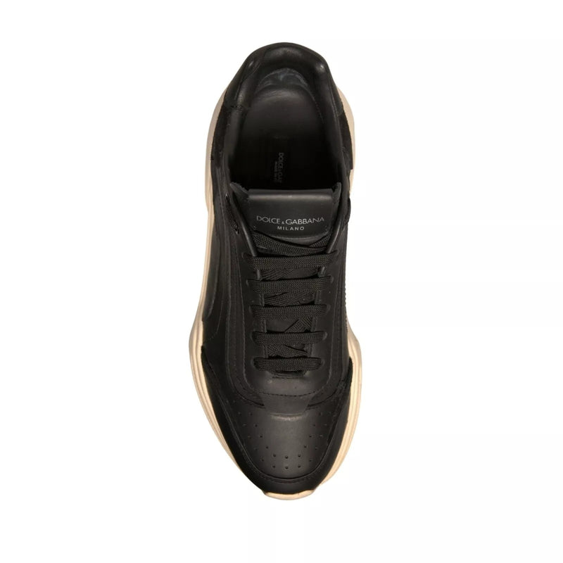 Dolce & Gabbana Black White Daymaster Low Top Sneakers