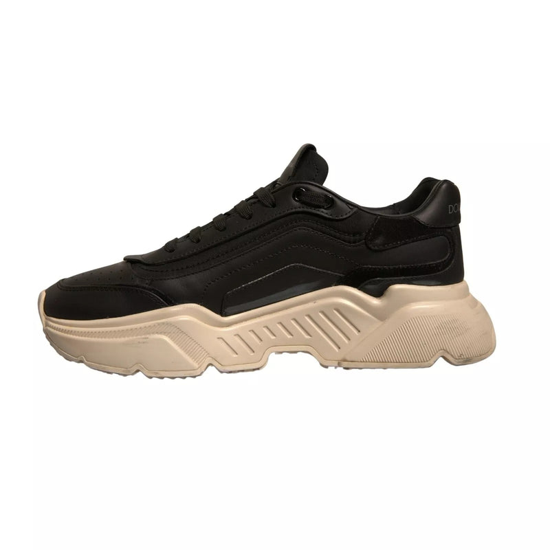 Dolce & Gabbana Black White Daymaster Low Top Sneakers