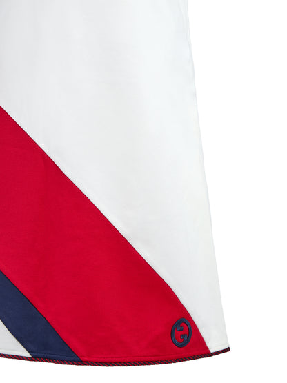 Gucci White polyester and Cotton short dress