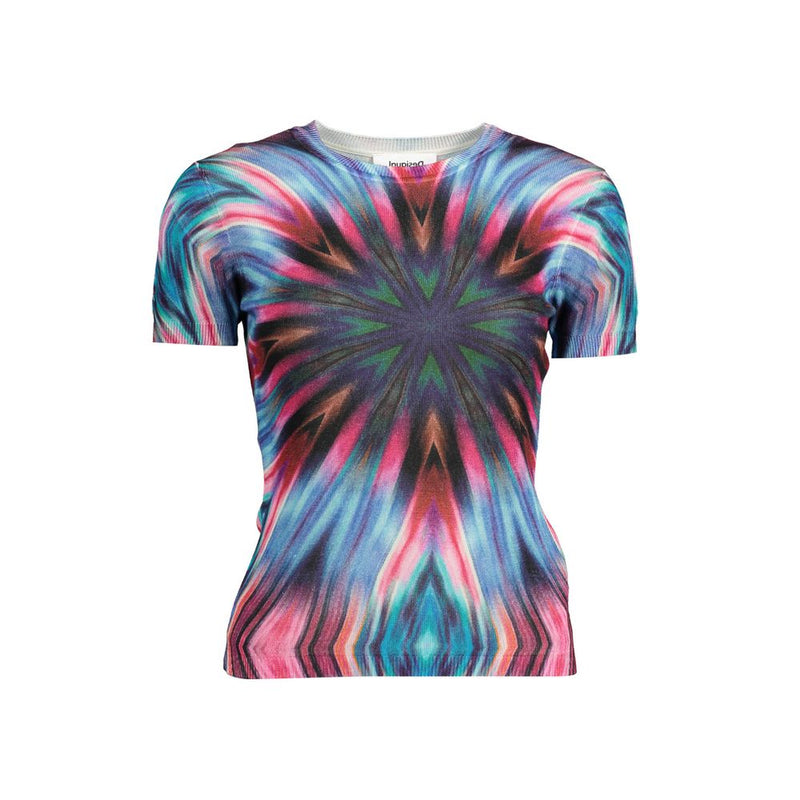 Desigual Blue Viscose Women Sweater - Chic Casual Wear