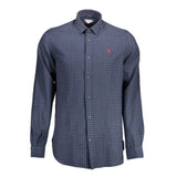 U.S. POLO ASSN. Blue Cotton Men's Shirt - Stylish & Comfortable
