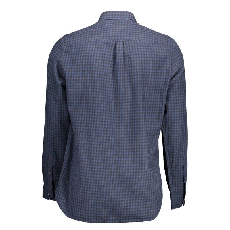 US POLO ASSN. Blauw katoenen herenshirt