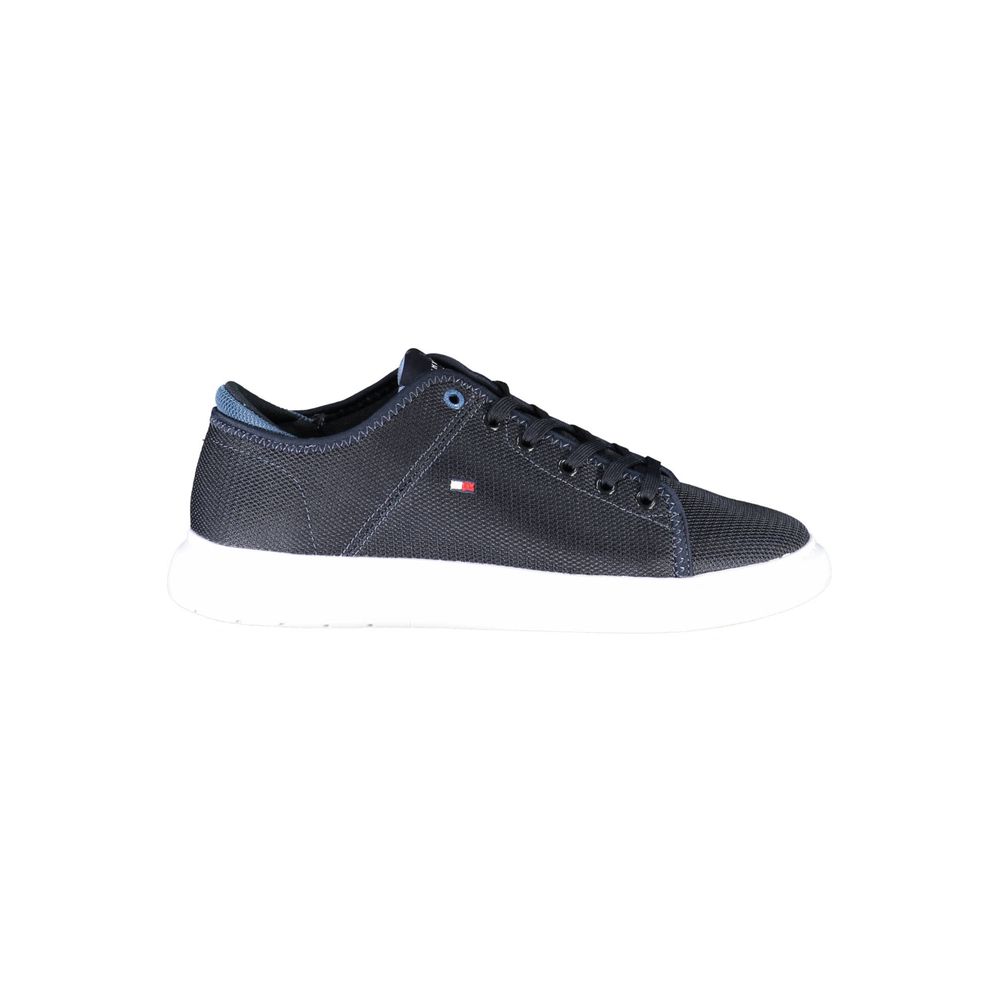 Tommy Hilfiger Sneakers Bleus en Polyester Recyclé pour Hommes