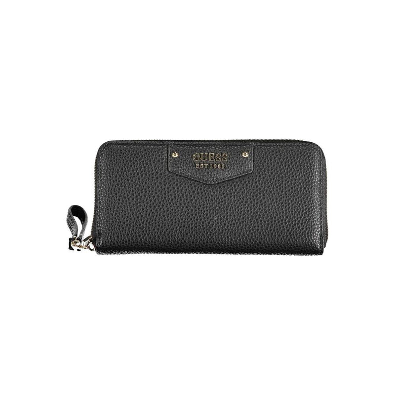 Guess Jeans Black Polyethylene Women's Wallet - Chic & Functional