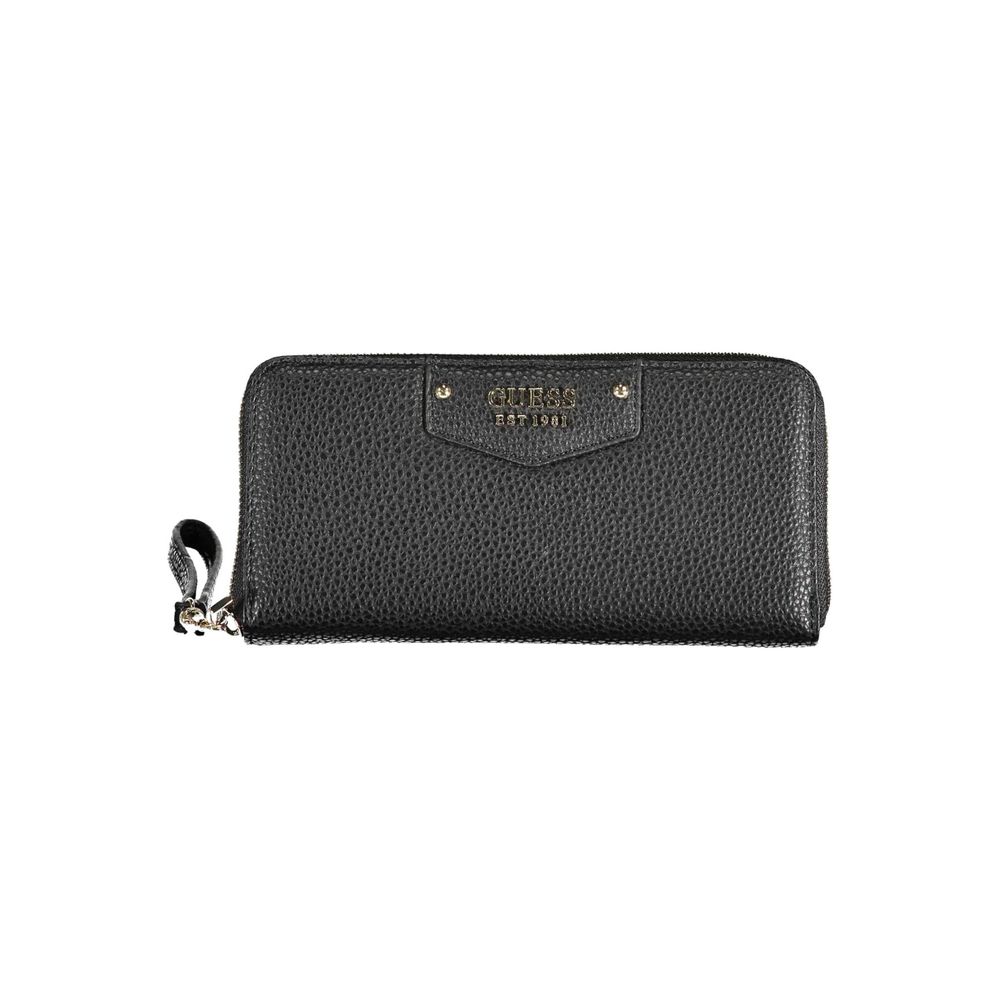 Guess Jeans Black Polyethylene Women's Wallet - Chic & Functional